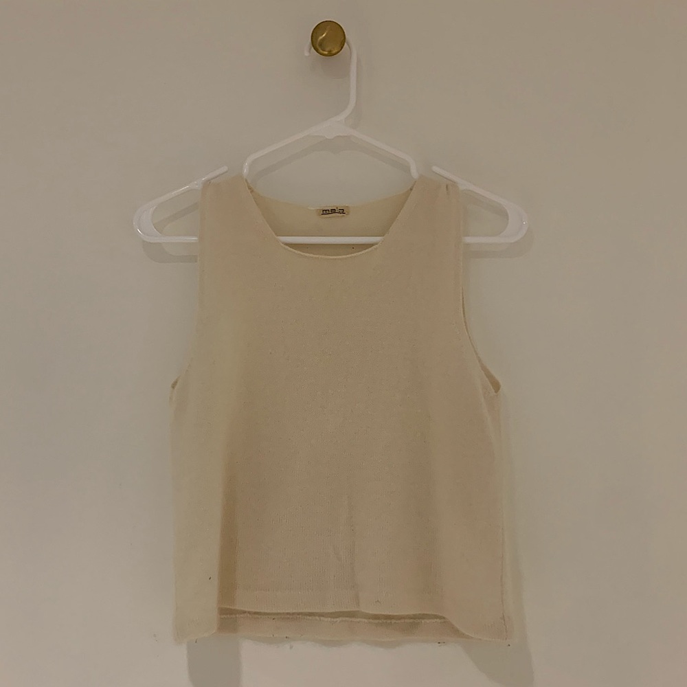 cashmere tank🤍